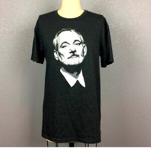 •Bill Murray Chive Tee•Dark Grey, Distressed T-Shirt~Unisex~Med.~Like New